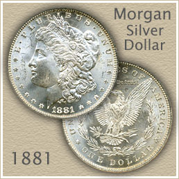 1881 Morgan Silver Dollar Value 