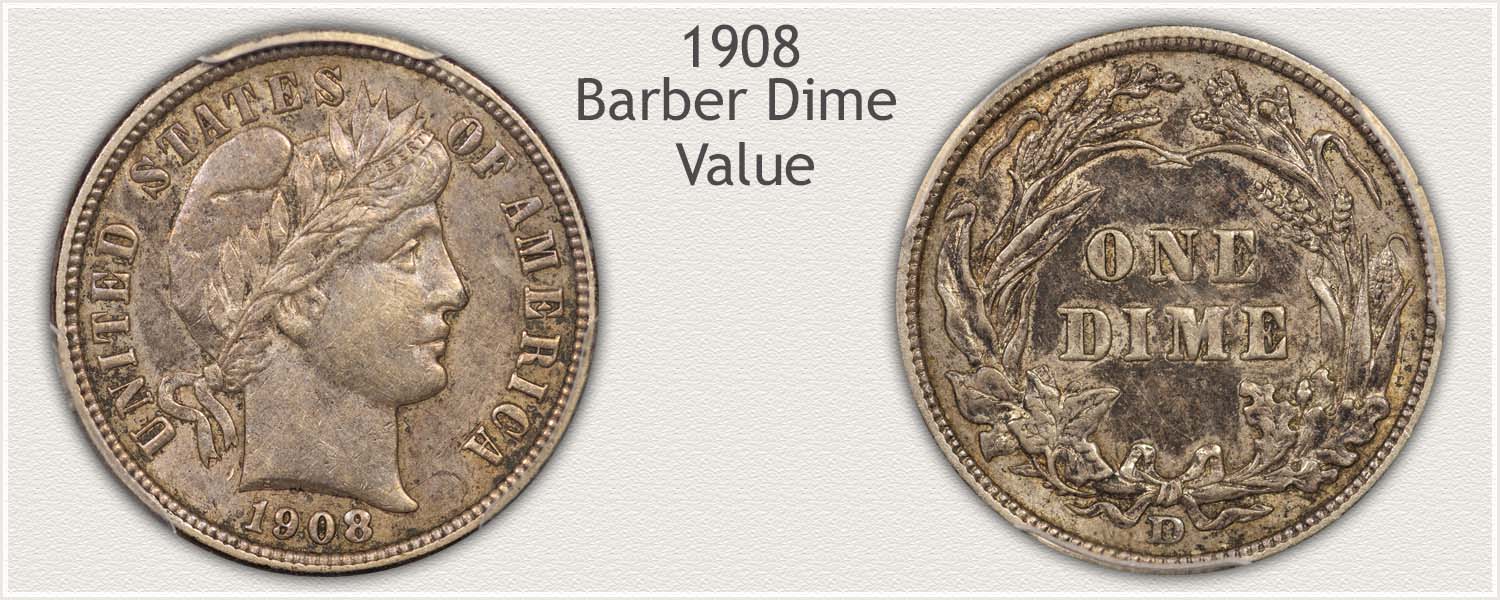 1914 dime piece value shops