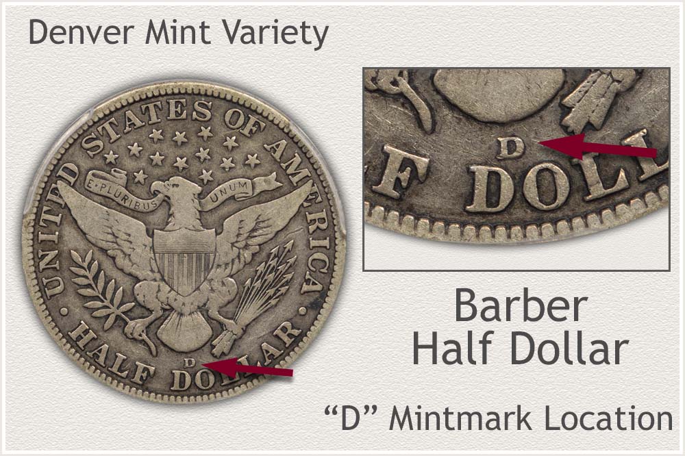 1915-D Barber Half Dollar