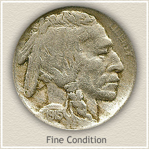 1915 Nickel Fine Condition