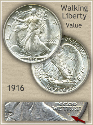 1916 Half Dollar Value | Discover Their Worth