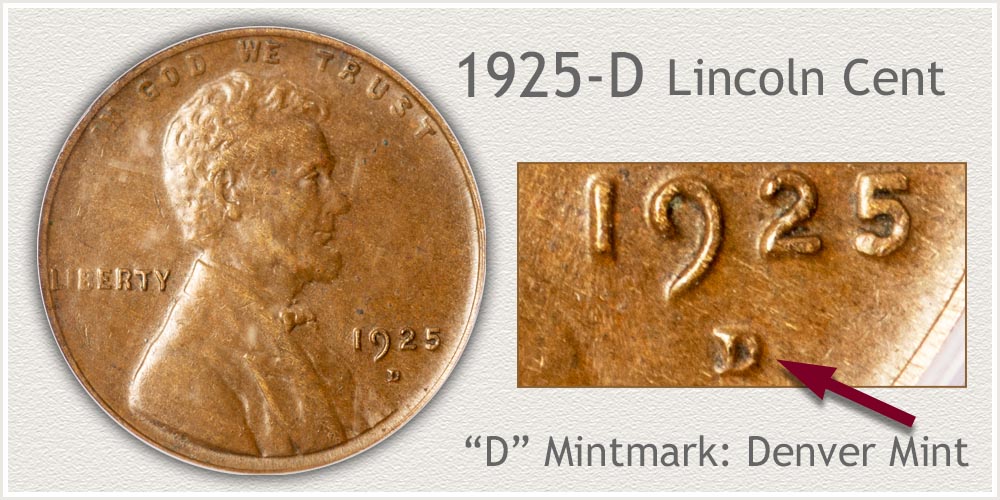 1925-D Lincoln Penny