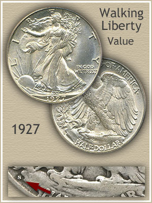 Uncirculated 1927 Half Dollar Value