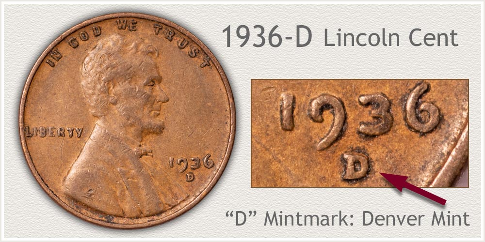 1936-D Lincoln Penny