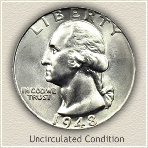 1948 Quarter Uncirculated Condition