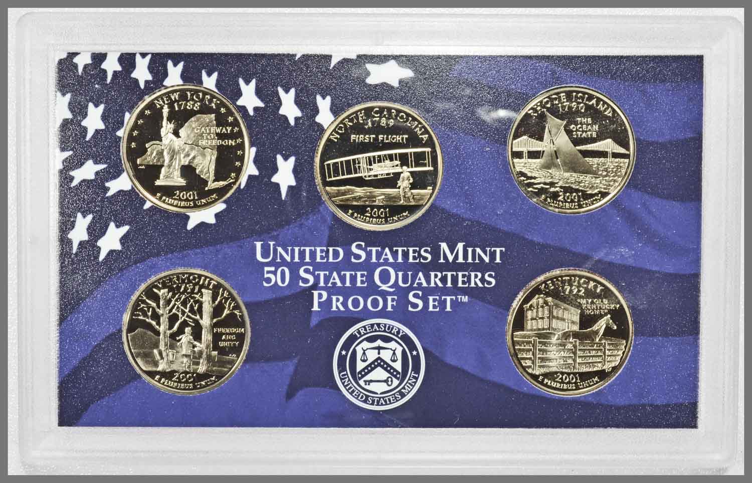 2001 US Mint Proof Set Values