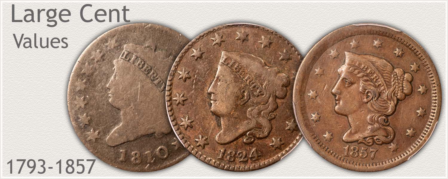 1853 Large Cent Braided Hair Early Date Copper Coin Proof Sets Collectible  Coins US Coins American Coins 