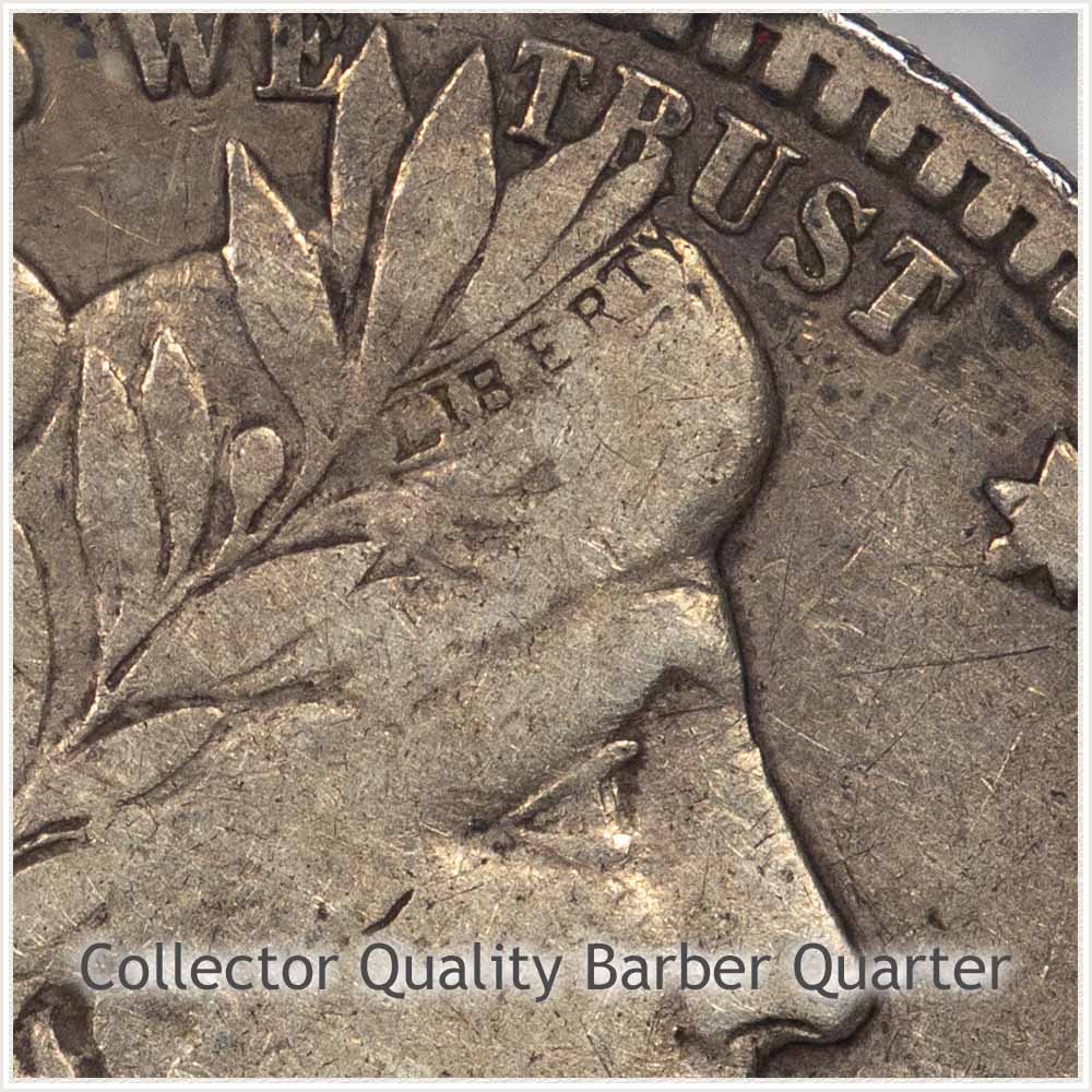 Collector Quality Barber Quarter