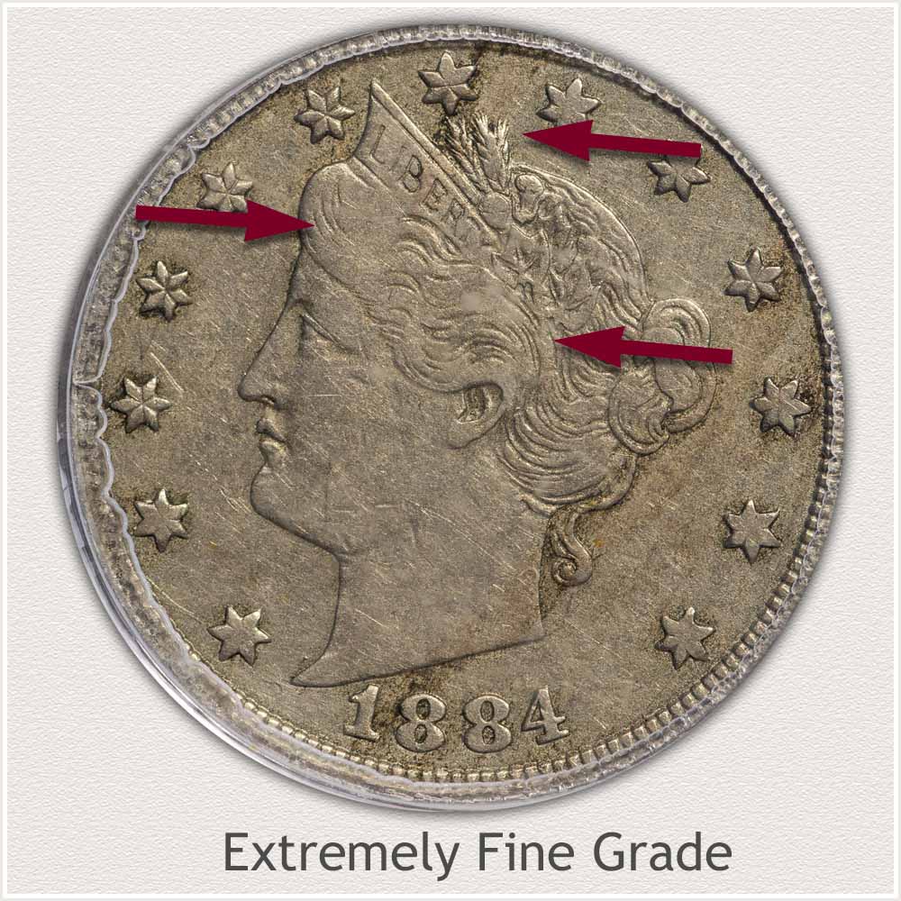 Liberty Nickel in Extremely Fine Grade Condition