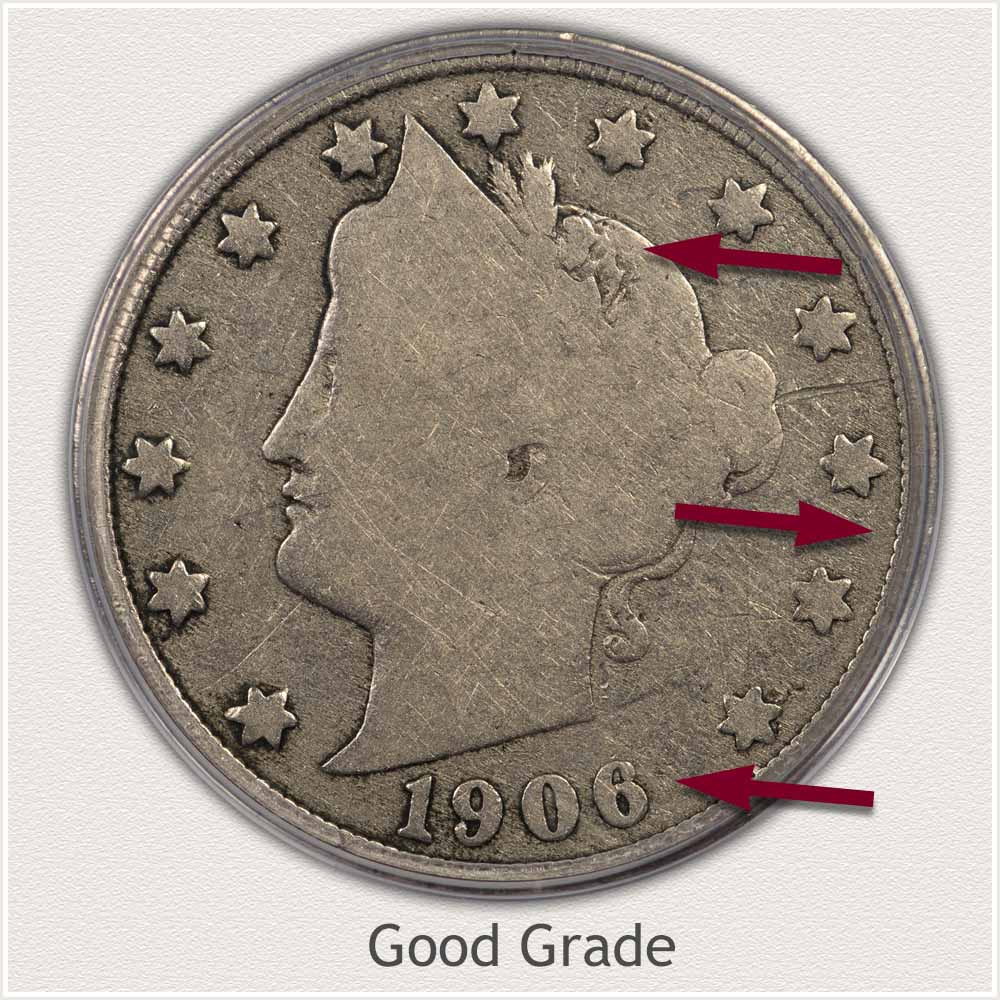 Liberty Nickel in Good Grade Condition