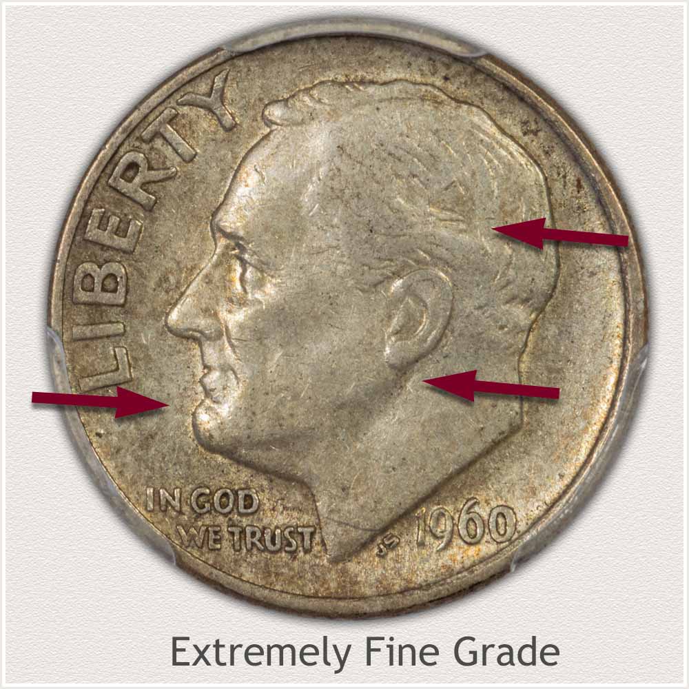 Roosevelt Dime Extremely Fine Grade