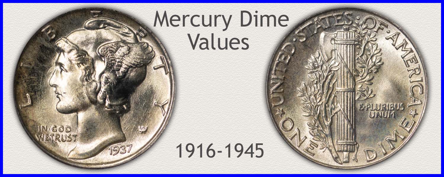 value of 1942 mercury dime