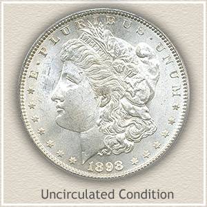 1898 Morgan Silver Dollar Values and Prices - Past Sales