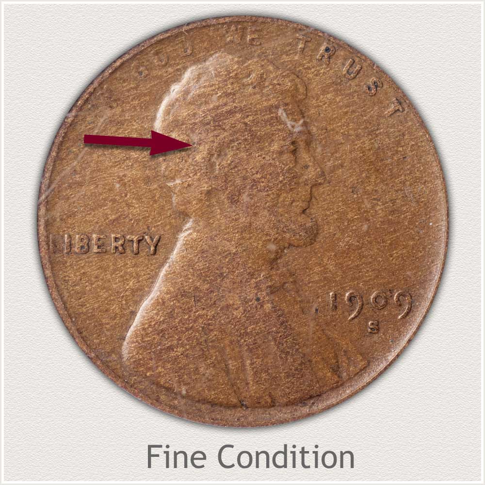 Fine Grade 1909 Lincoln Penny