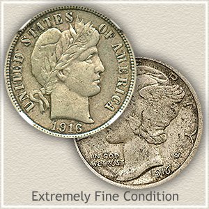 Mercury shops dime 1916