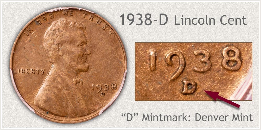 1938-D Lincoln Penny
