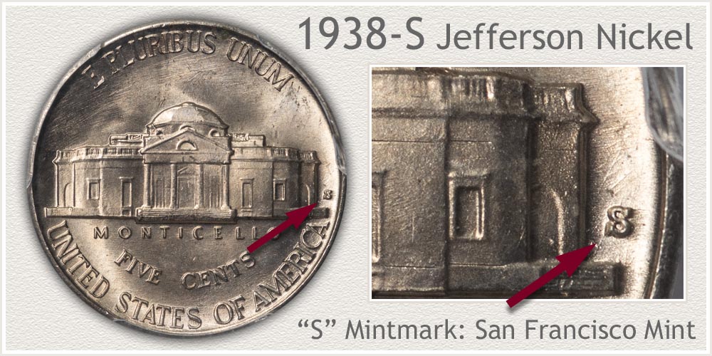 1938-S Jefferson Nickel