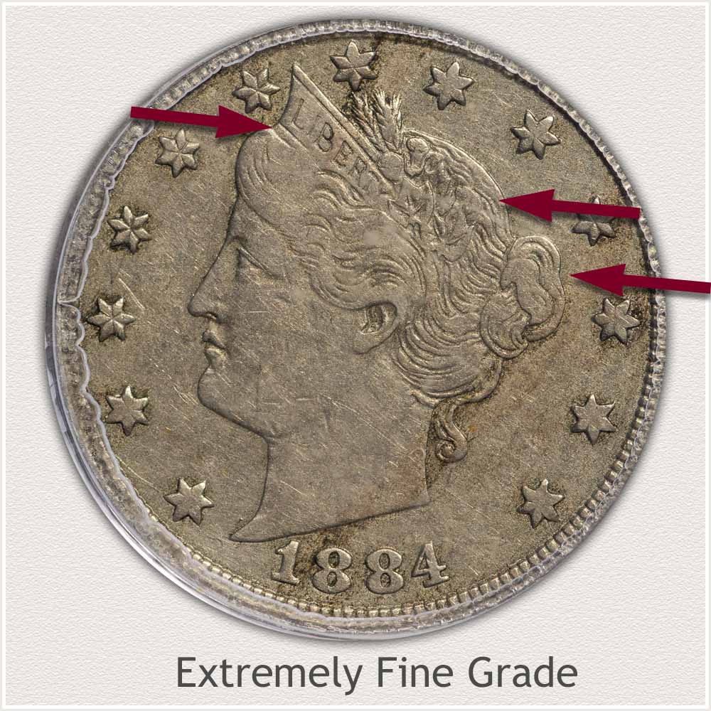 Liberty Nickel in Extremely Fine Grade