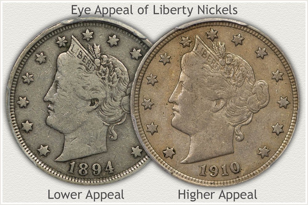 Eye Appeal of Liberty Nickels