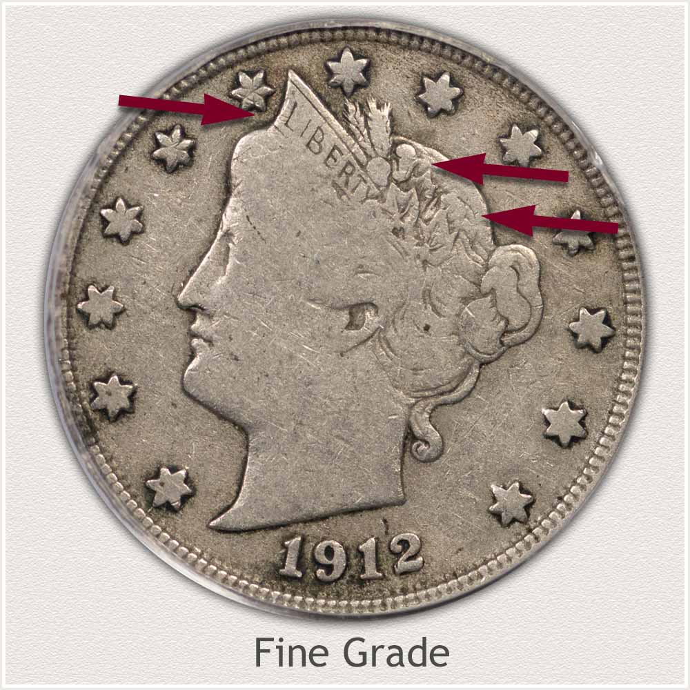 Fine Grade Condition Liberty Nickel