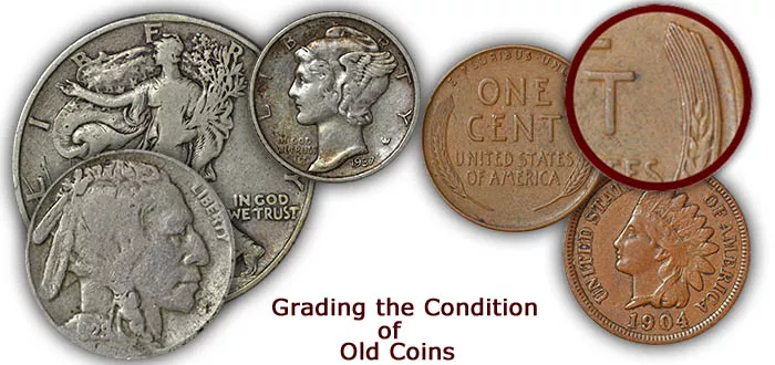 Grading Old Coins Coin Values Historys Checker