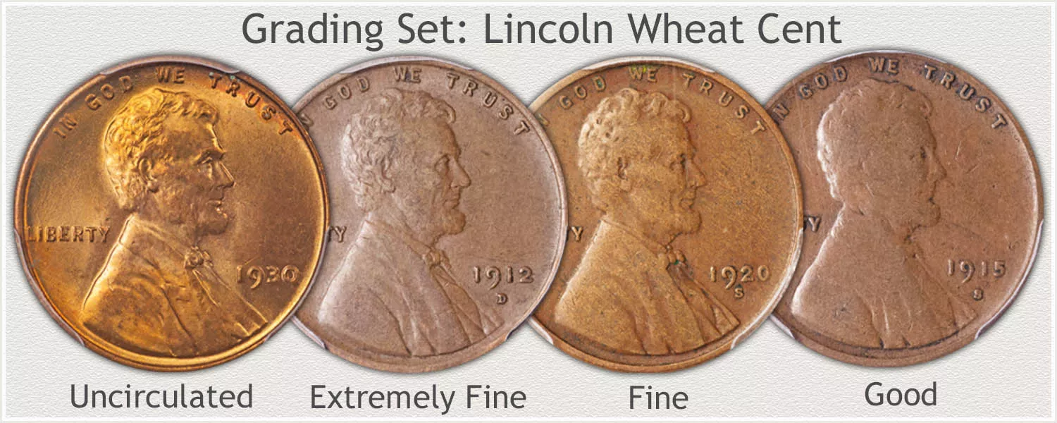 Grade Set Wheat Penny