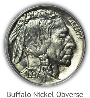 Mint State Buffalo Nickel Obverse