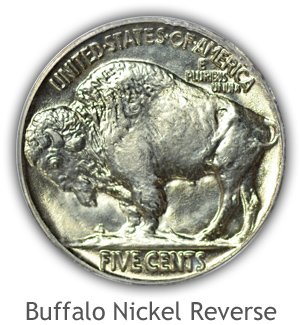Mint State Buffalo Nickel Reverse