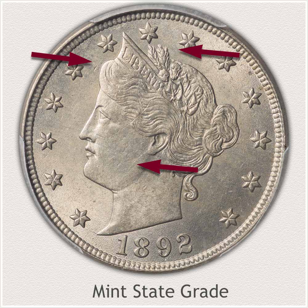 Mint State Grade Liberty Nickel