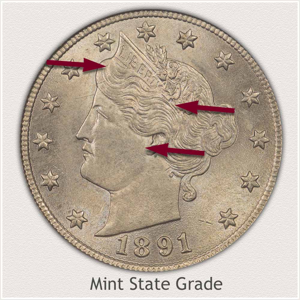 Mint State Grading Obverse Liberty Nickel