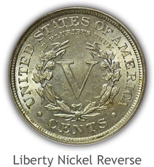 Mint State Liberty Nickel Reverse