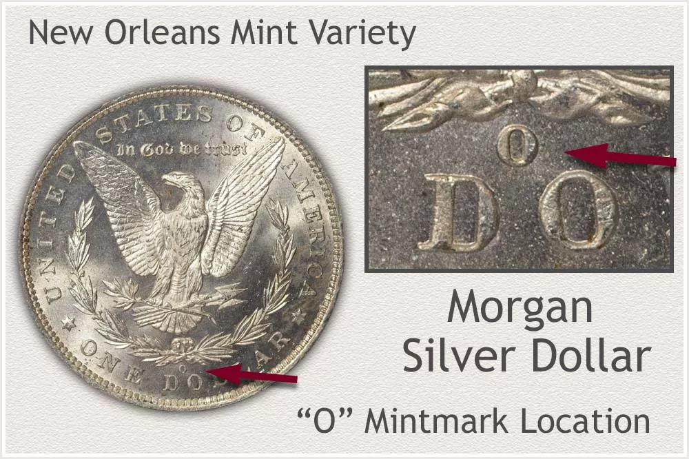 New Orleans Mint Morgan Silver Dollar Variety