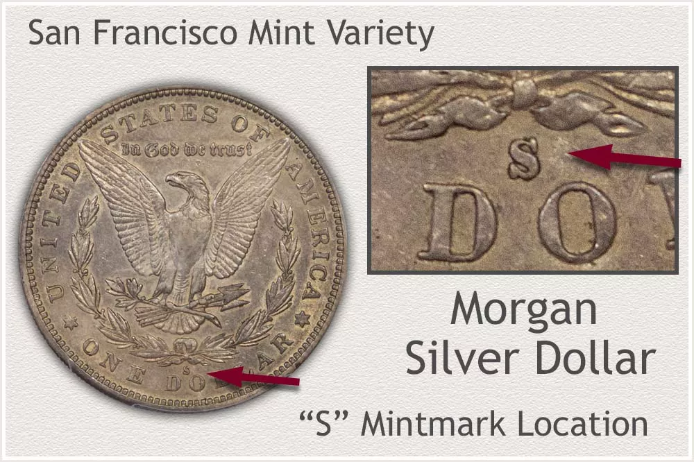 San Francisco Mint Morgan Silver Dollar Variety