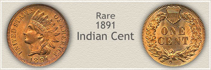 1891 indian head penny worth