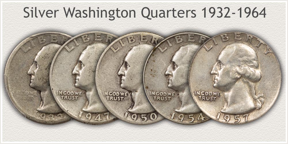 Silver Washington Quarters