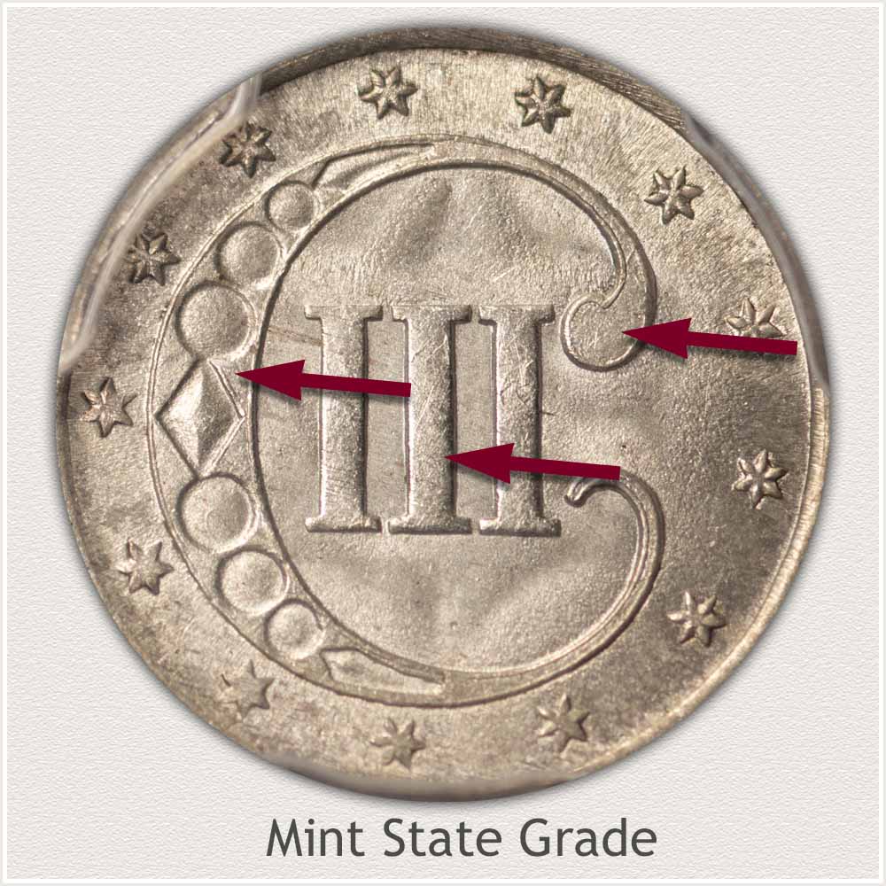 Rare Error 1854 Large Cent Rotated Reverse 